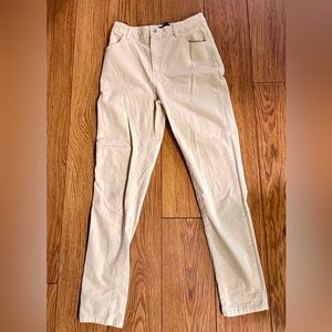 Off White corduroy pants, forever 21